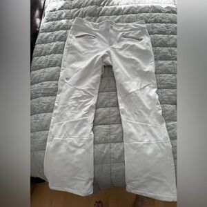 Obermeyer Resort Clio Softshell Ski Pant Size 14 White